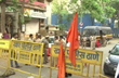 Hanuman Chalisa row: Security beefed up as Sena workers stage huge stir outside Navneet Rana’s